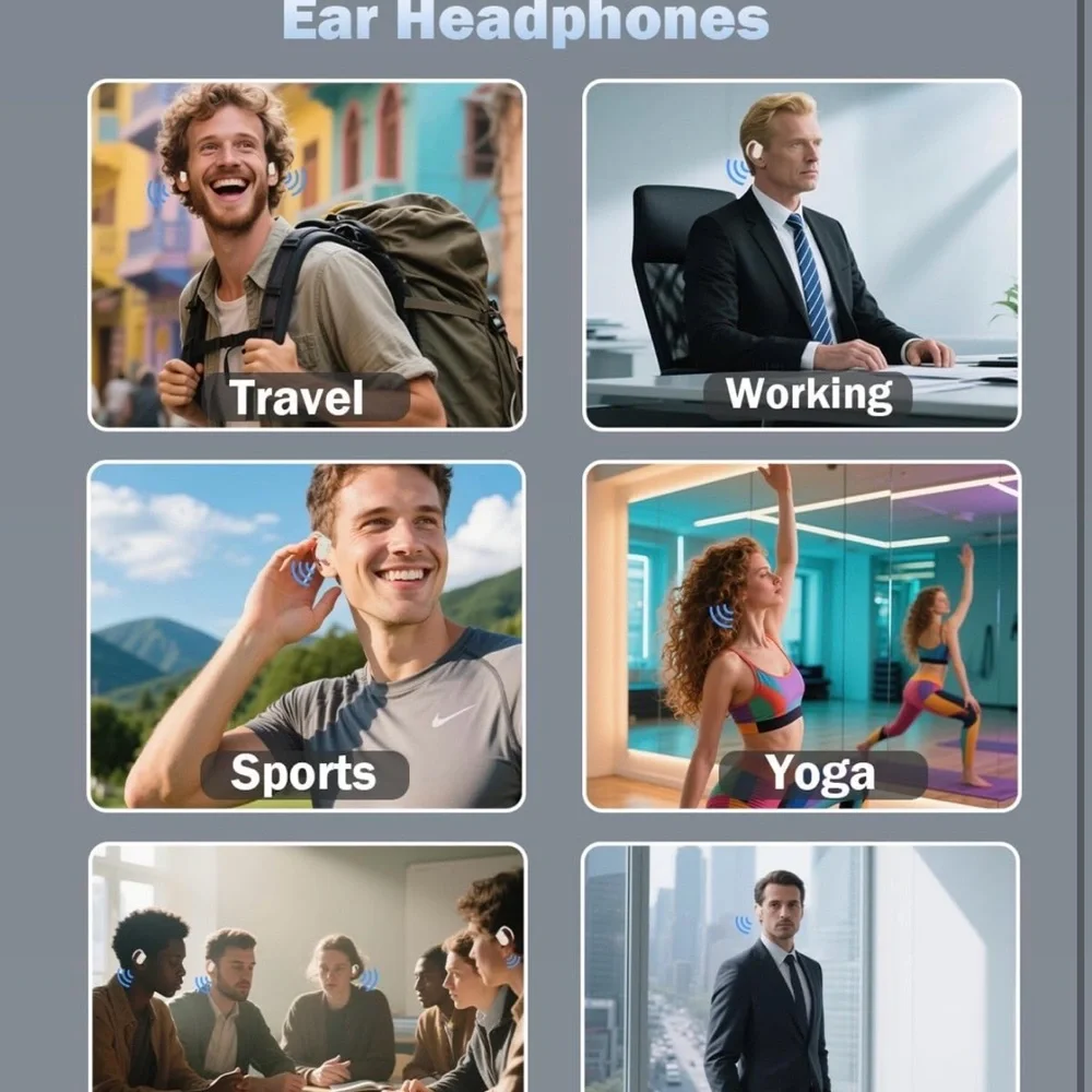M9 Translation Earbuds— (Beige, Online Version)